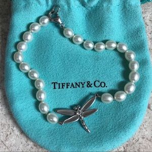 Tiffany & Co 18k white gold Dragonfly bracelet
